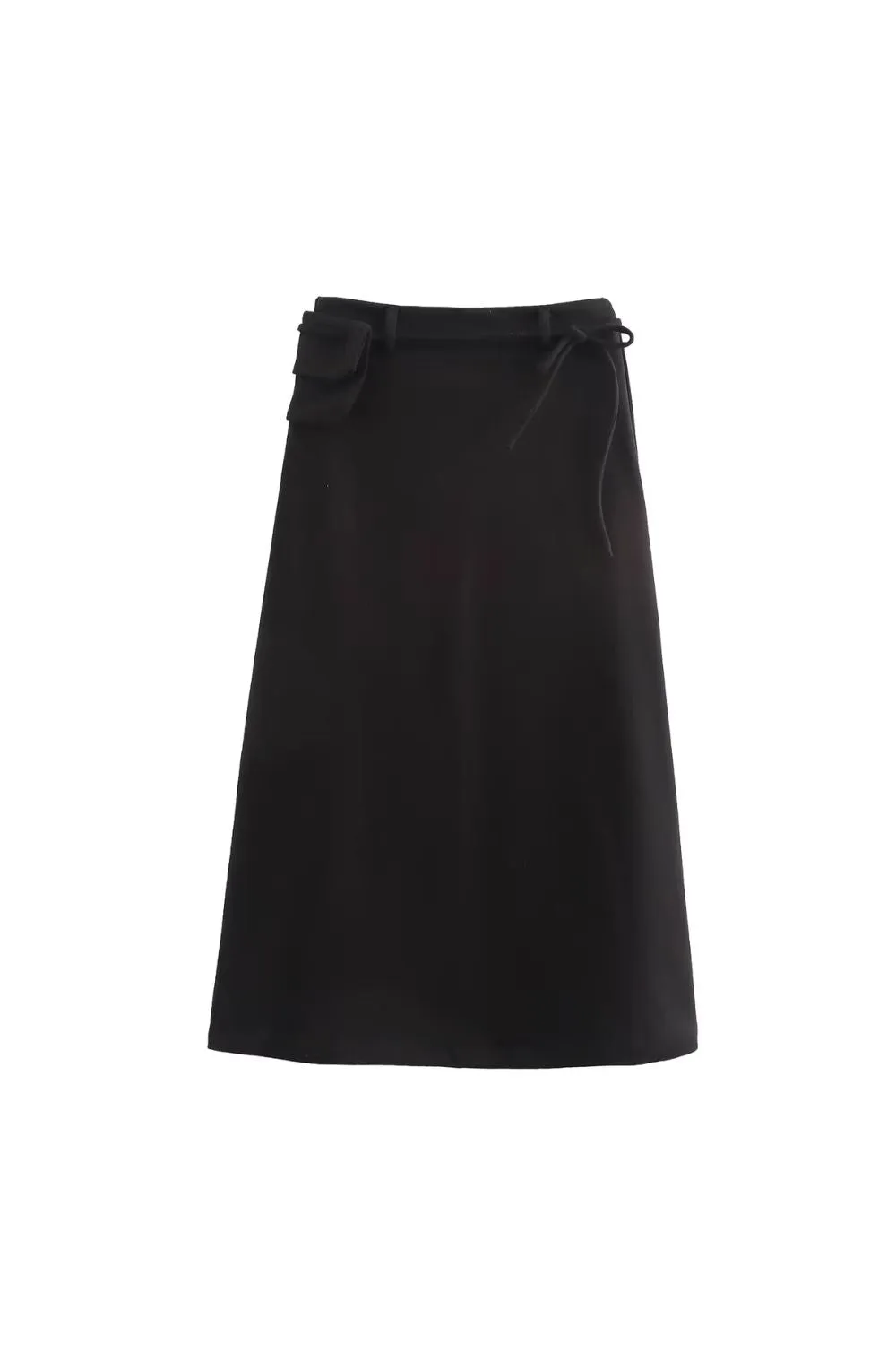 'Addison' Pleated Pocket Maxi Skirt