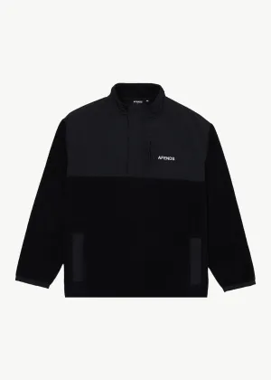 Afends Mens Message - Fleece Pullover - Black