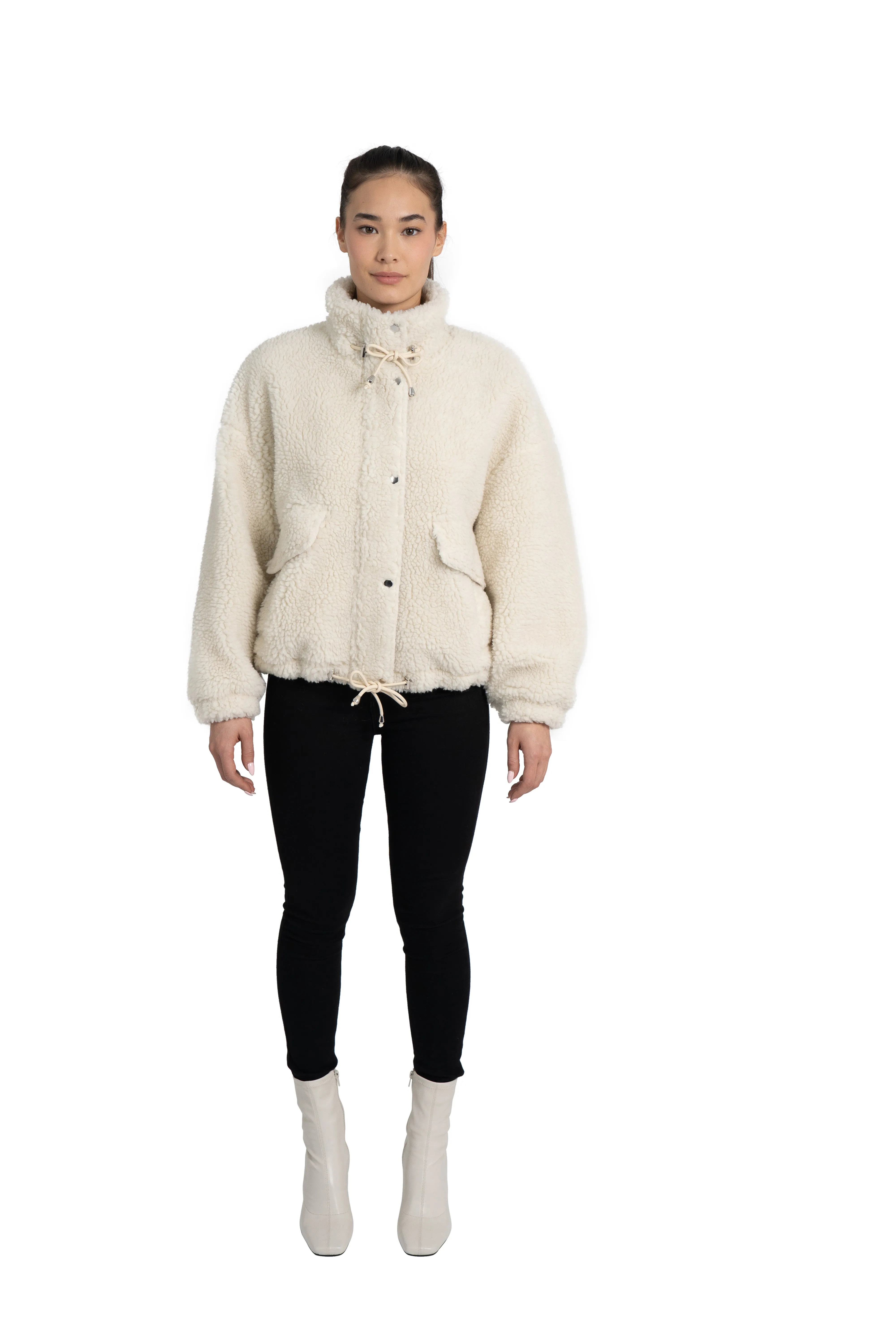 Amari Teddy  Faux Fur Jacket