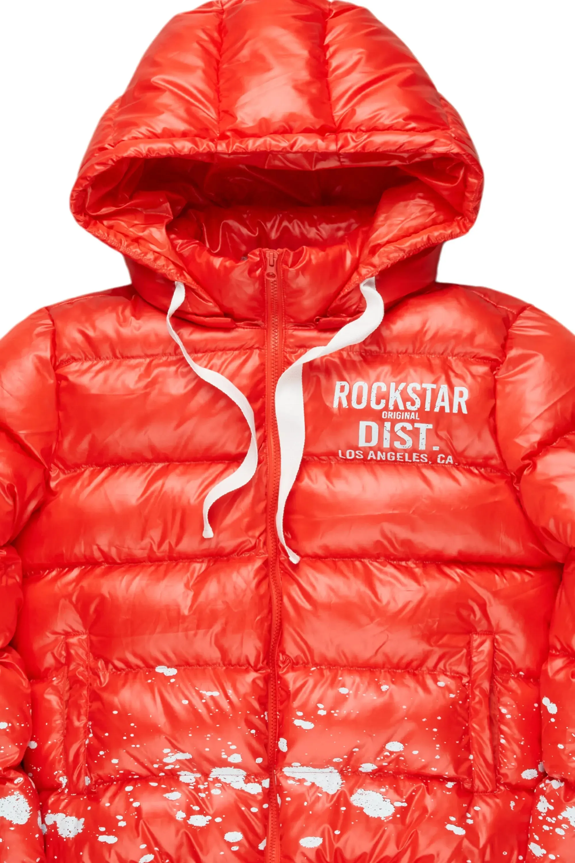 Art Dist. 2.0 Red Puffer Jacket