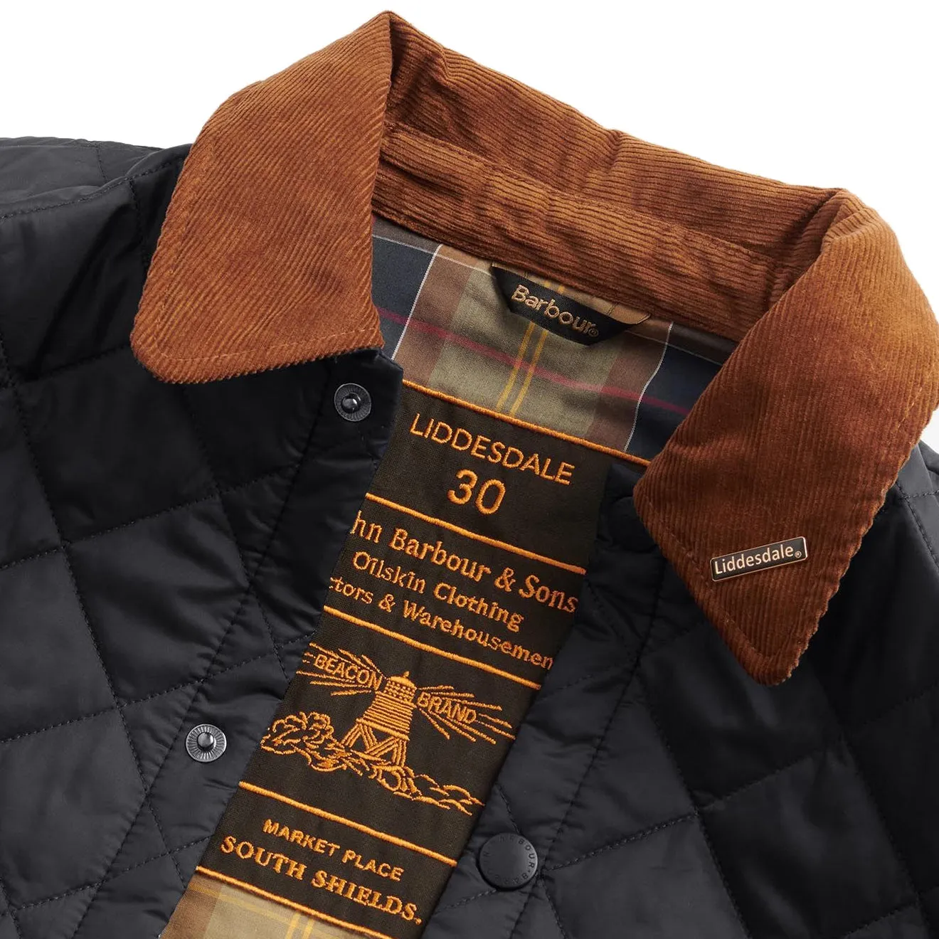 Barbour 30th Anniversary Liddesdale Quilted Jacket Black