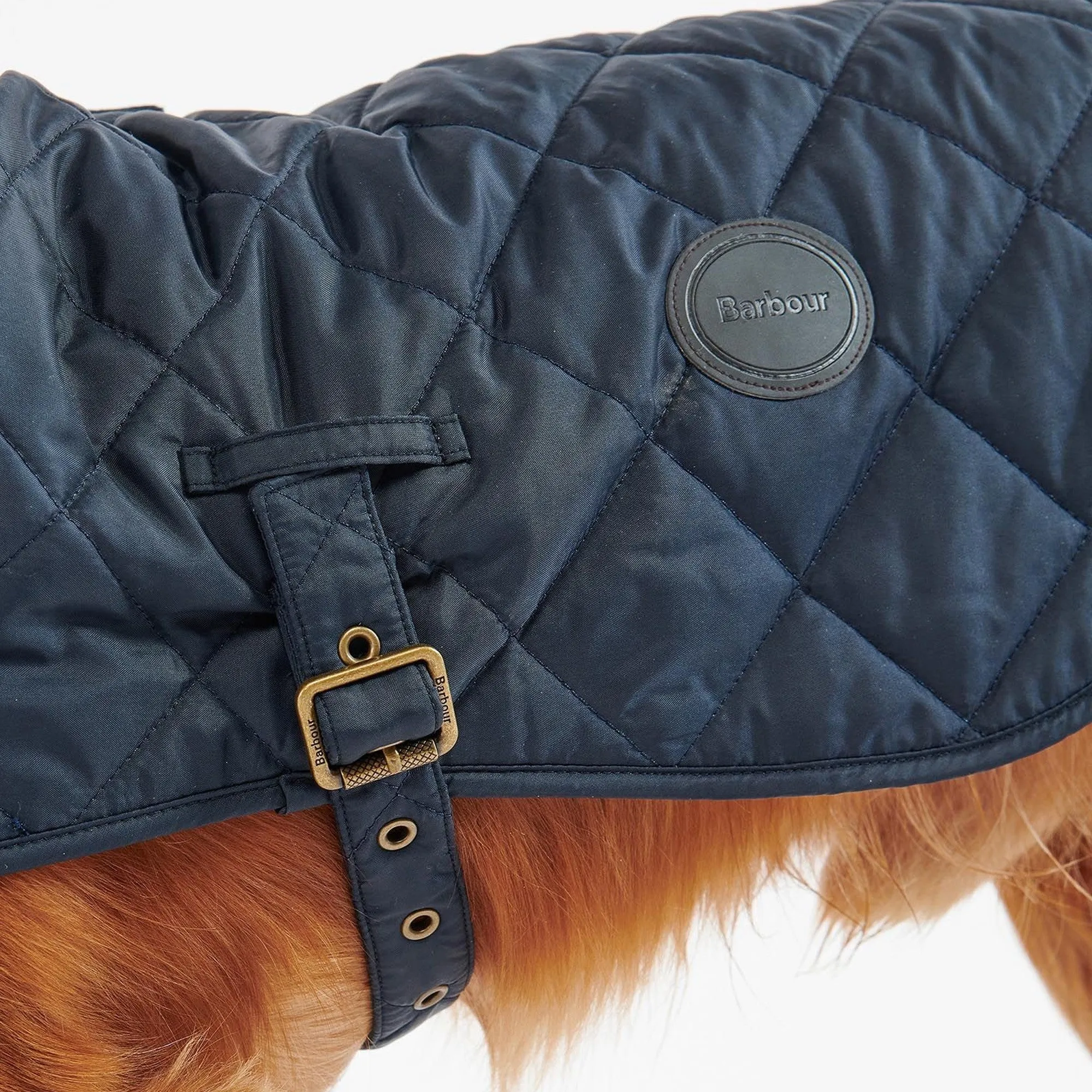 Barbour Quilted Dog Coat - Navy