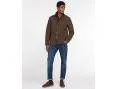 Barbour Shoveler Quilted Jacket In Dark Olive