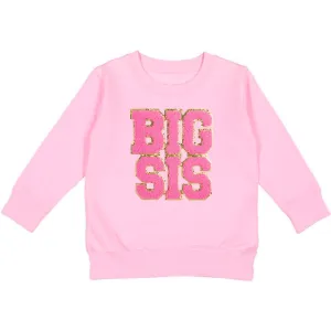 Big Sis Patch Sweatshirt - Pink