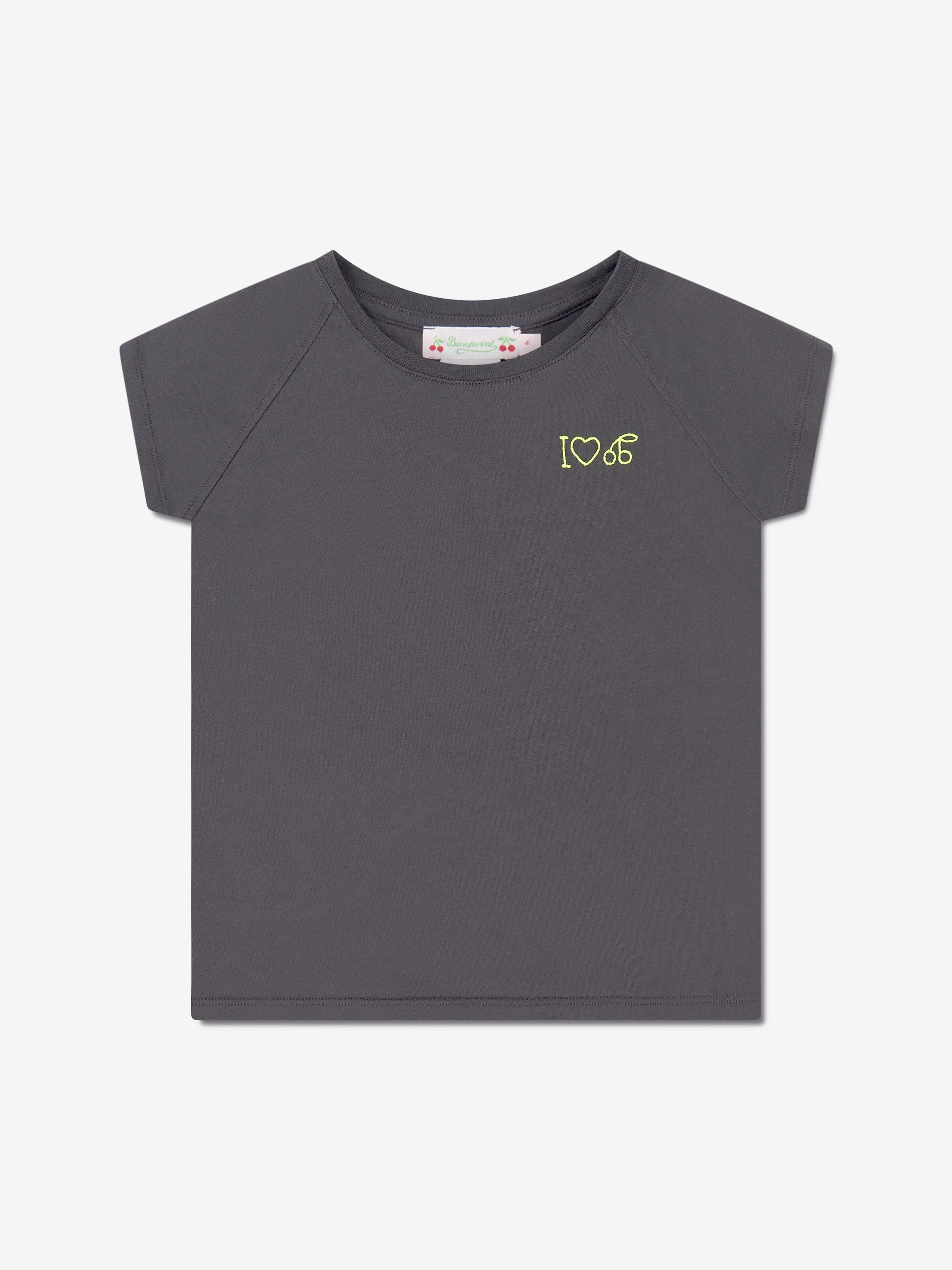 Bonpoint Girls Asmae T-Shirt in Navy