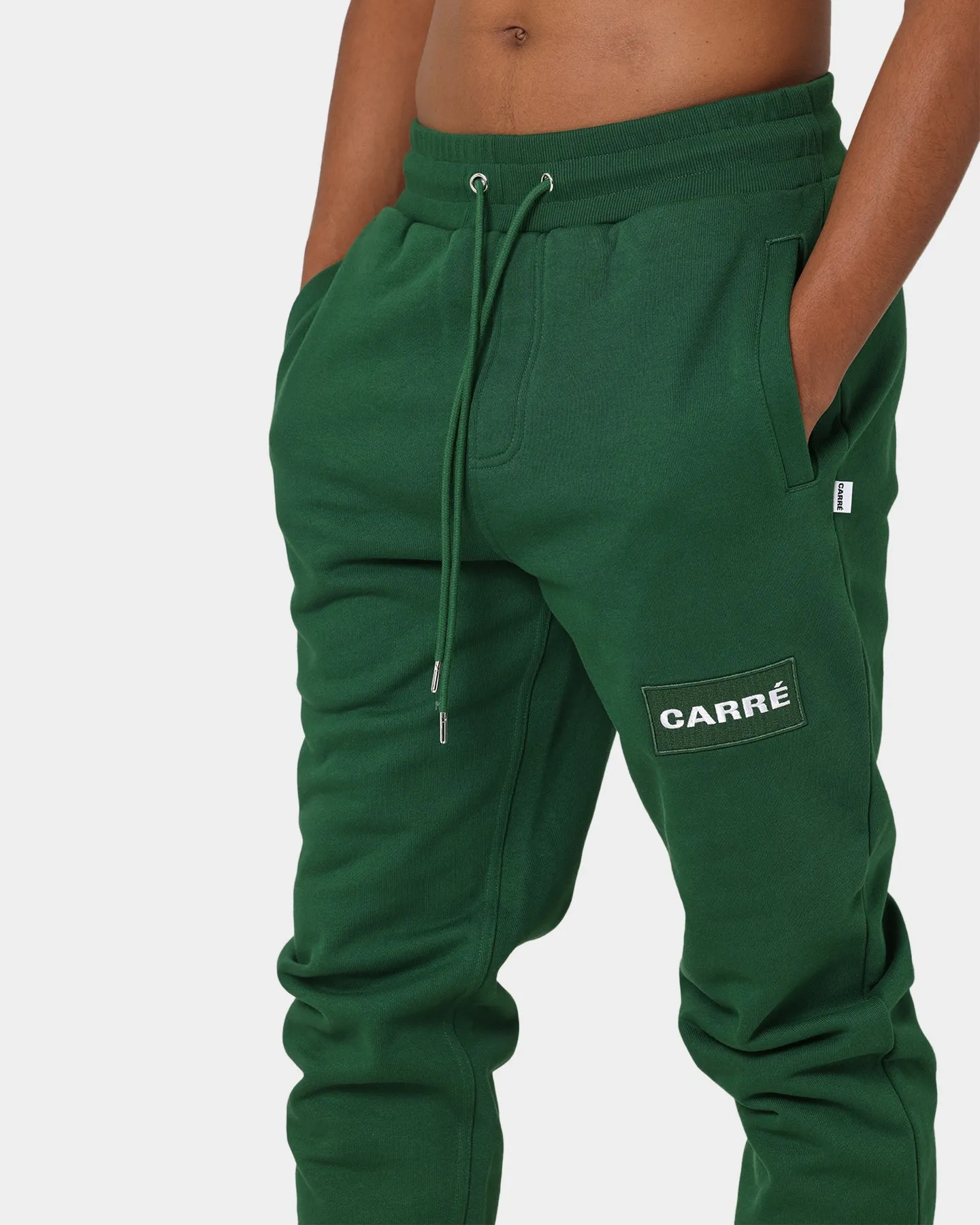 Carré Box Classique Sweatpants Forest Green