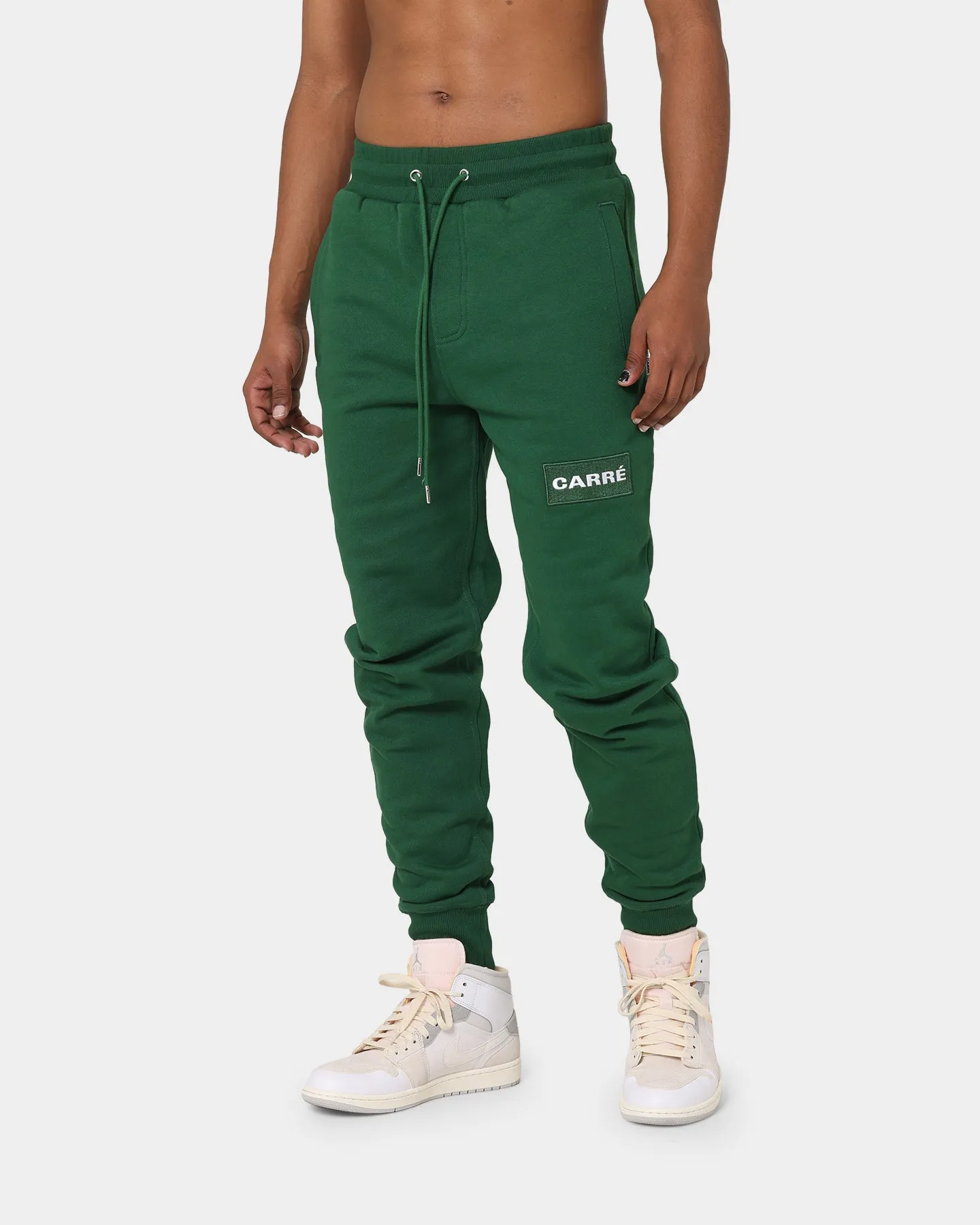 Carré Box Classique Sweatpants Forest Green