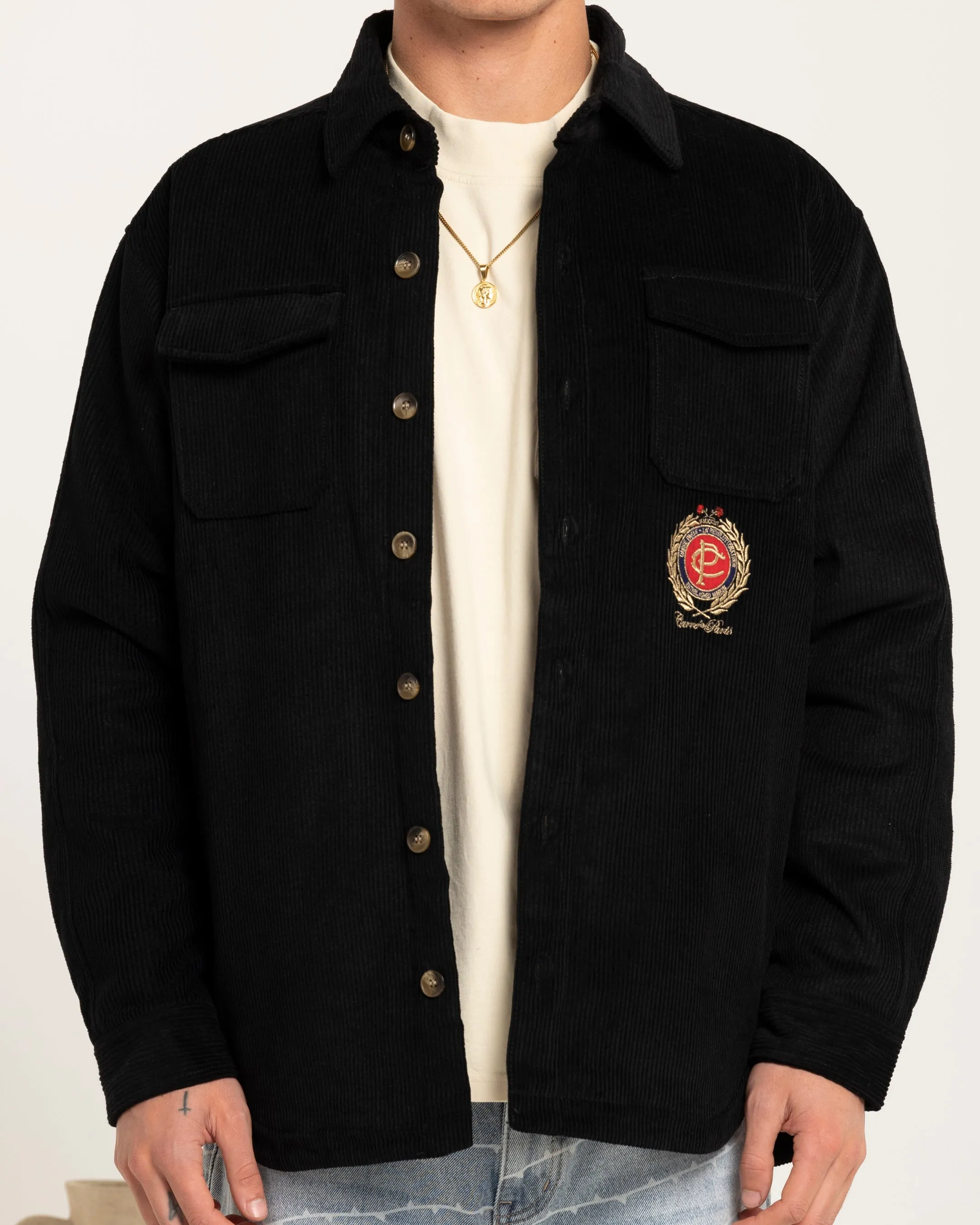 Carre Corduroy Trade Jacket Black