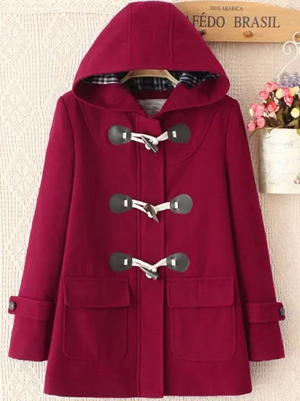 classic bonded duffle coat