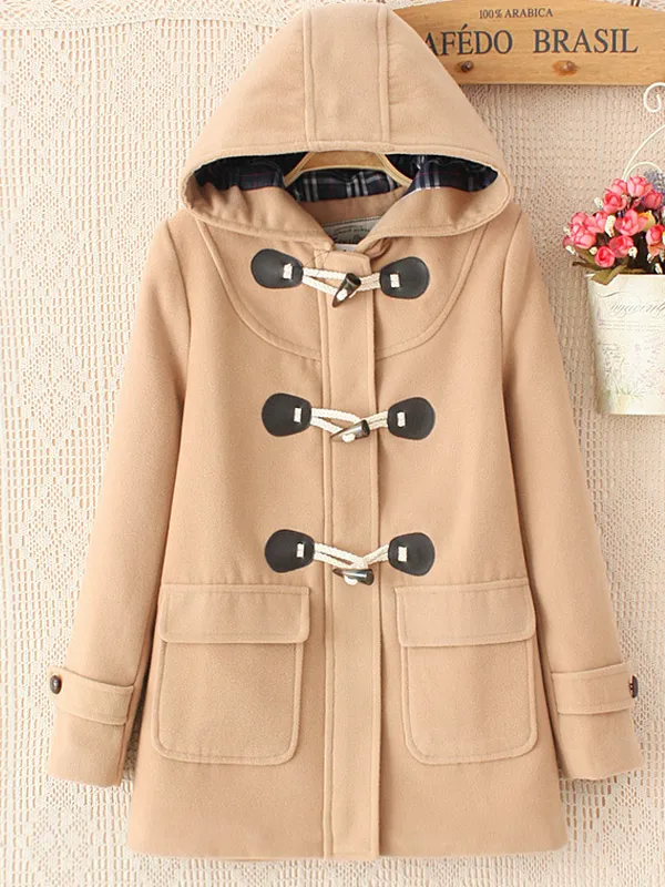 classic bonded duffle coat