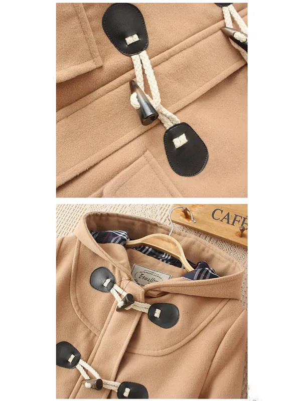 classic bonded duffle coat