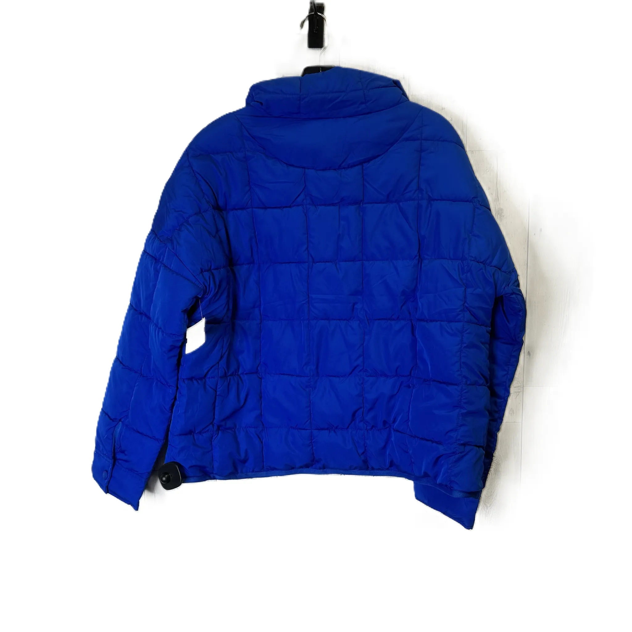 Coat Puffer & Quilted By New In In Blue, Size: M