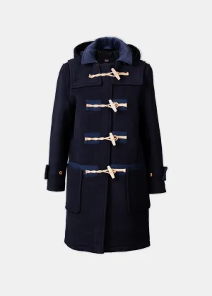 Collared Alison Duffle Coat Navy