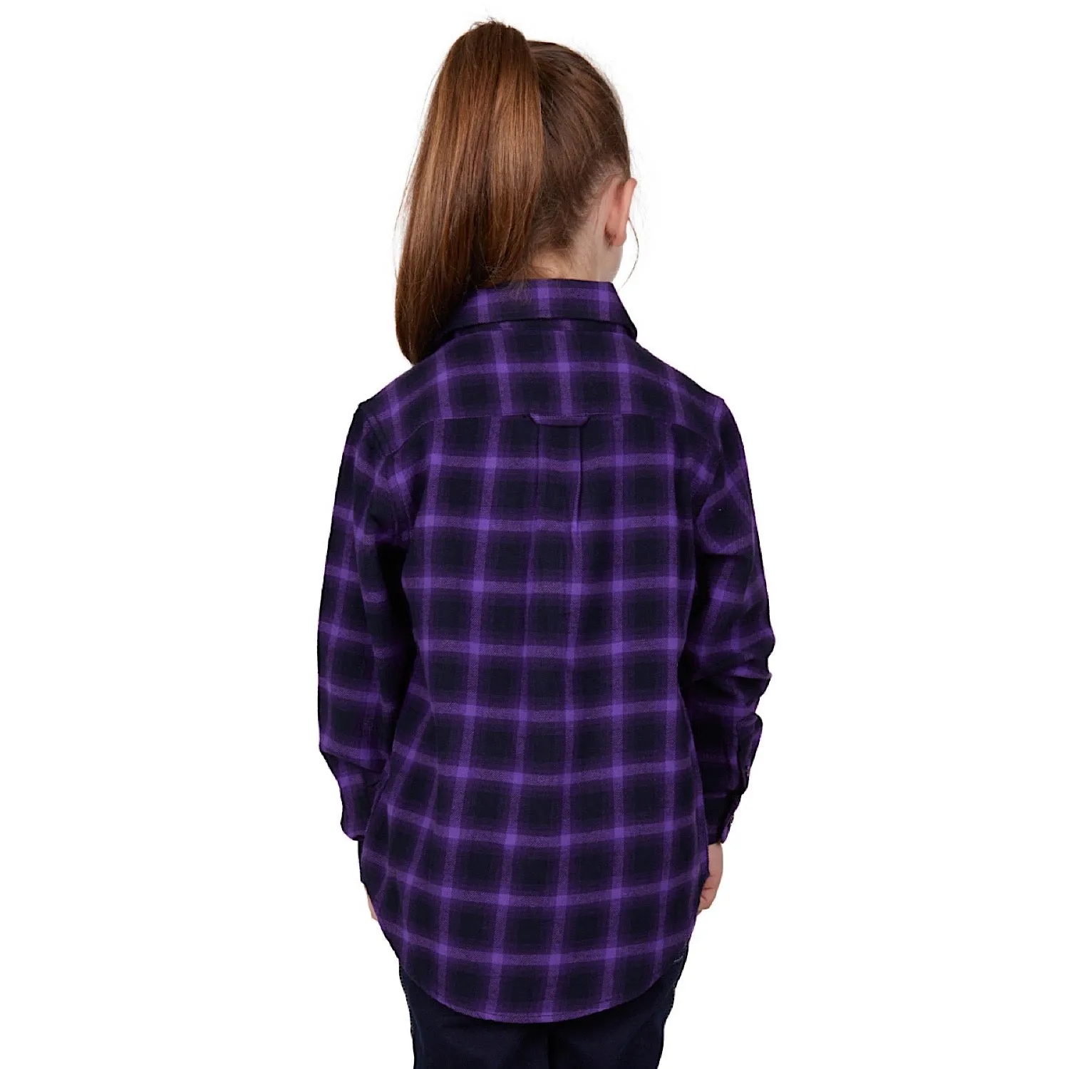 Dux-Bak Kids Nicole Thermal Shirt Navy/Purple