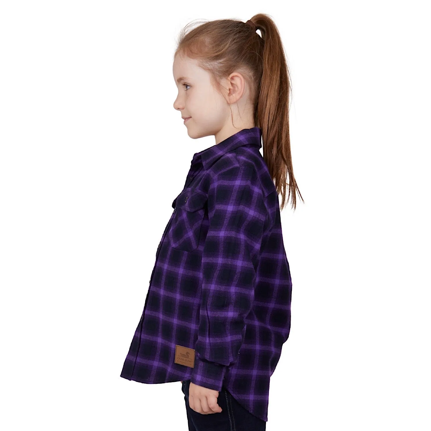 Dux-Bak Kids Nicole Thermal Shirt Navy/Purple