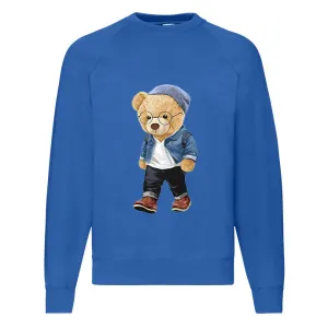 Eco-Friendly Hipster Bear Pullover