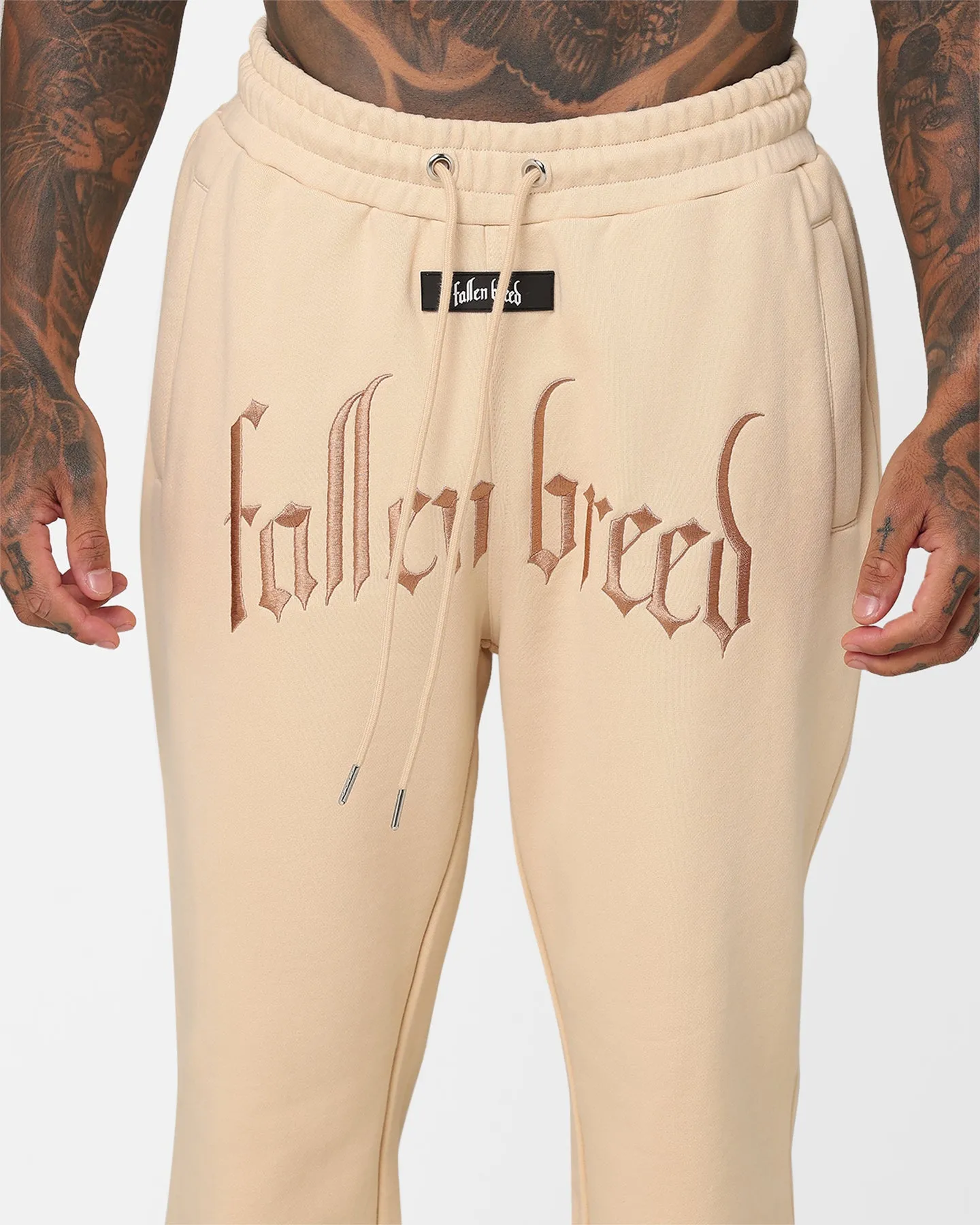 Fallen Breed Logo Sweatpants Nude