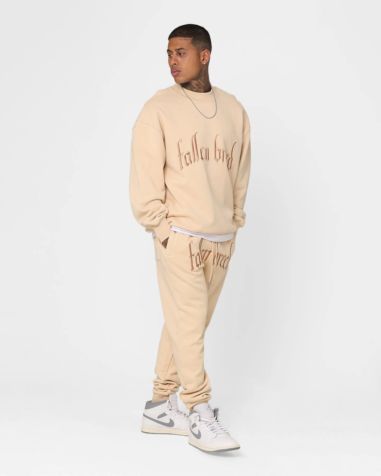 Fallen Breed Logo Sweatpants Nude