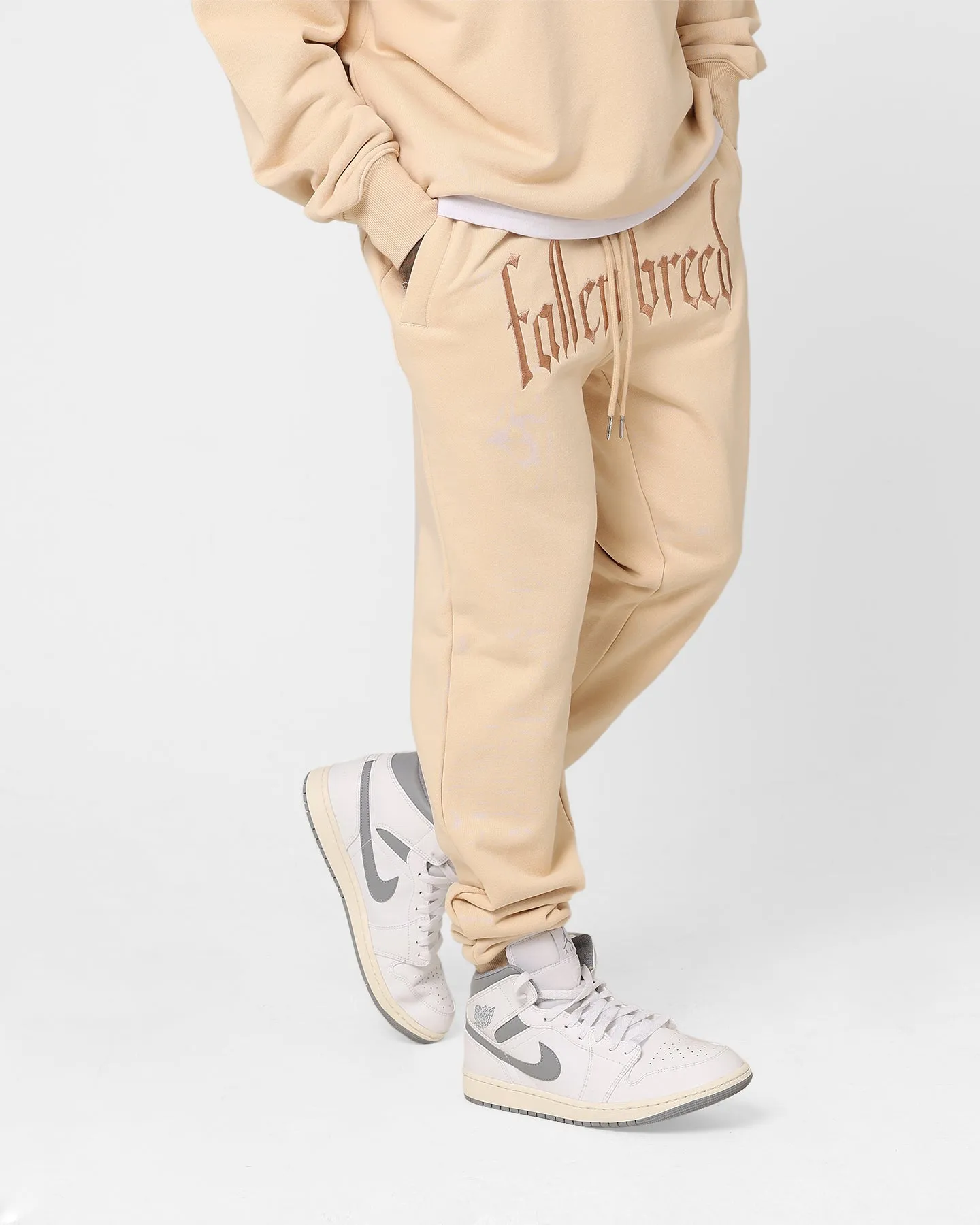 Fallen Breed Logo Sweatpants Nude