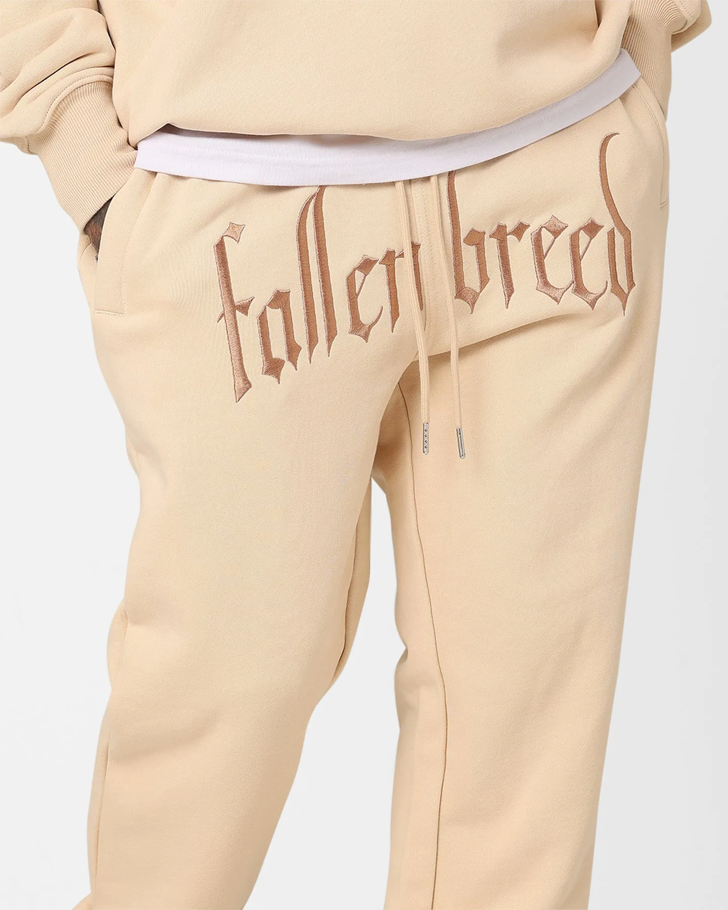 Fallen Breed Logo Sweatpants Nude