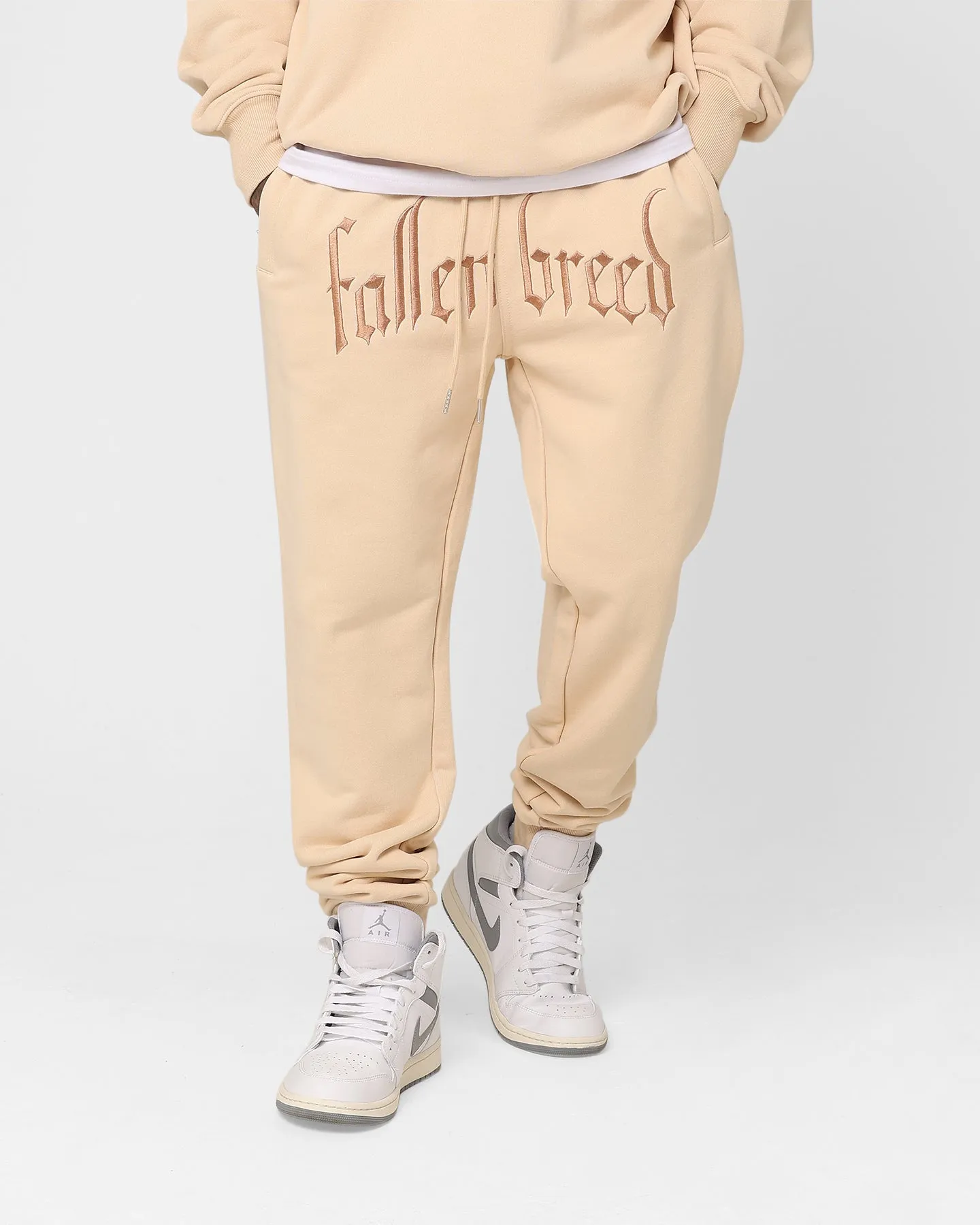 Fallen Breed Logo Sweatpants Nude