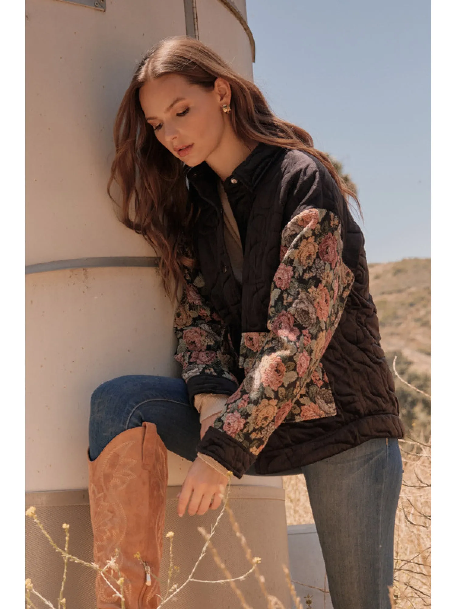 Floral Barn Jacket