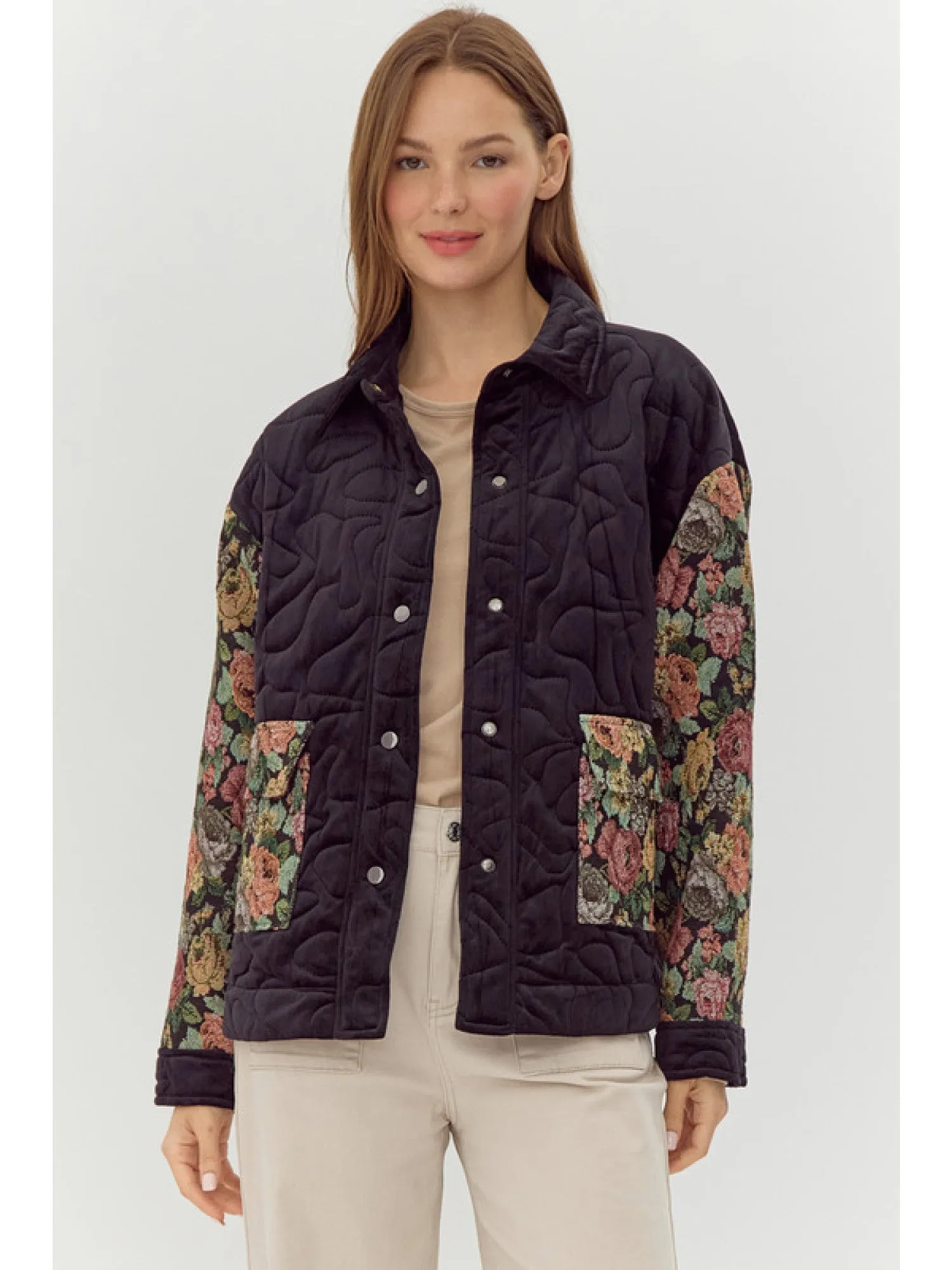 Floral Barn Jacket