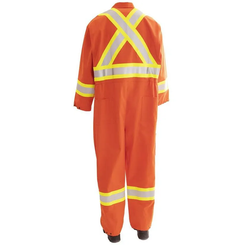 FORCEFIELD FR Treated, 100% Cotton Coverall with Reflective Tape 024-FRC