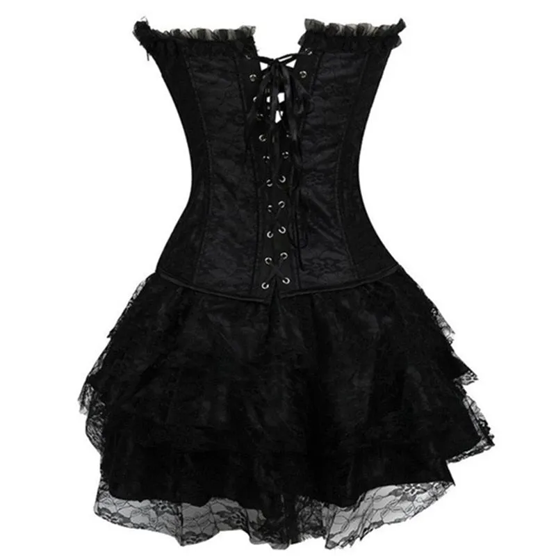 Funki Buys | Dresses | Women's Sweet Bustier Corset Dress Set