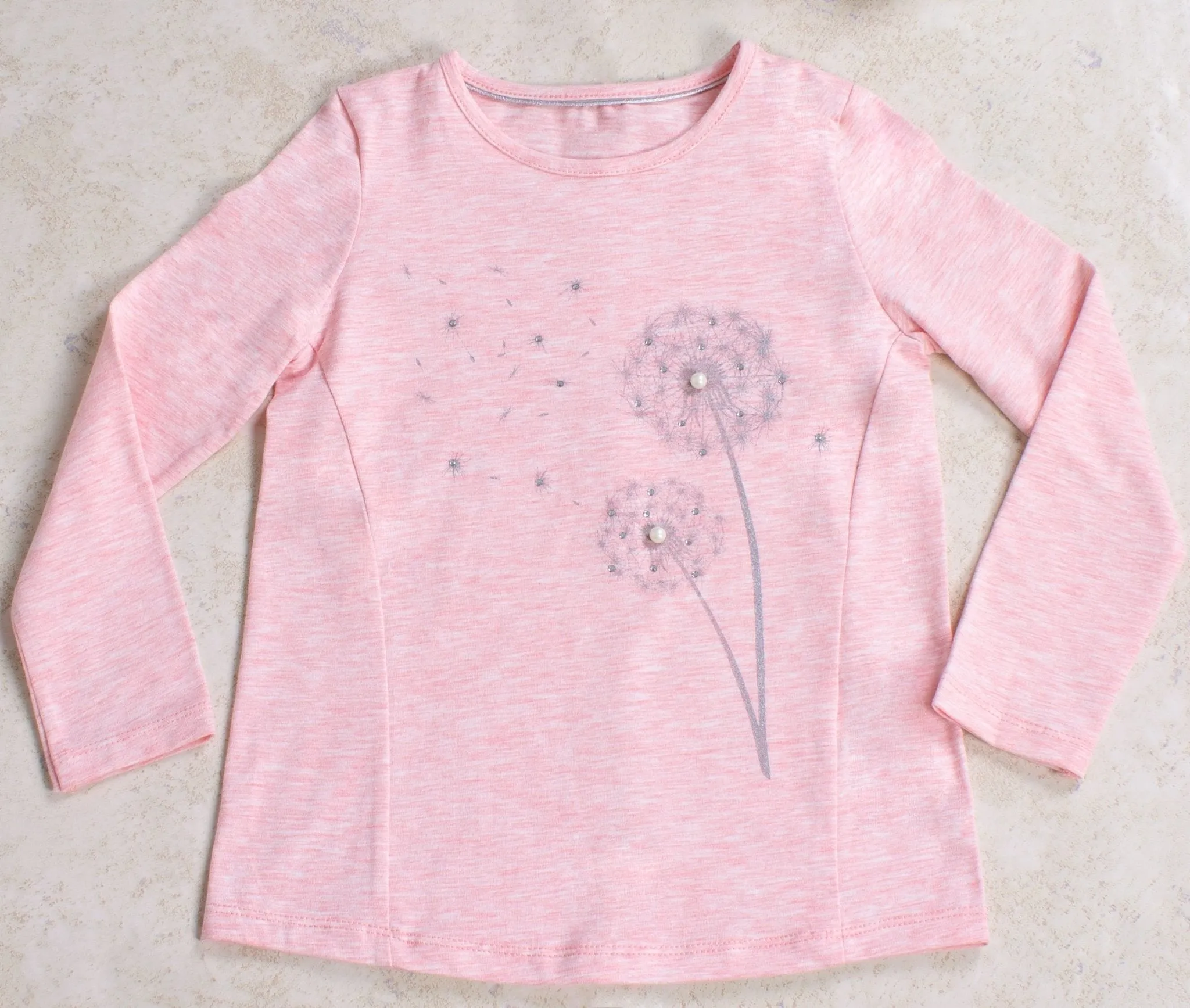 Girls Long Sleeve Dandelion T-shirt