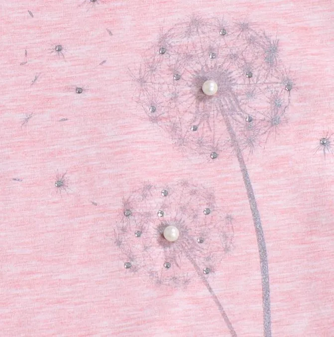 Girls Long Sleeve Dandelion T-shirt