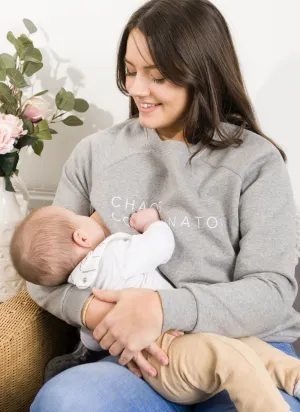 Grey CHAOS COORDINATOR Breastfeeding Sweatshirt