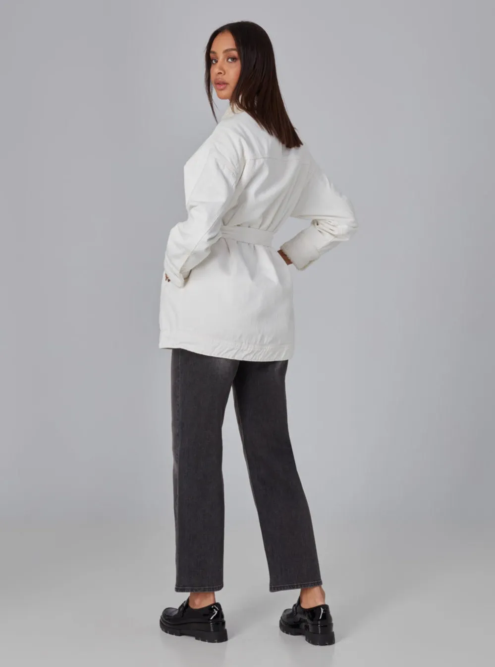 HAYDEN-SIVRY Jacket - Sherpa Ivory