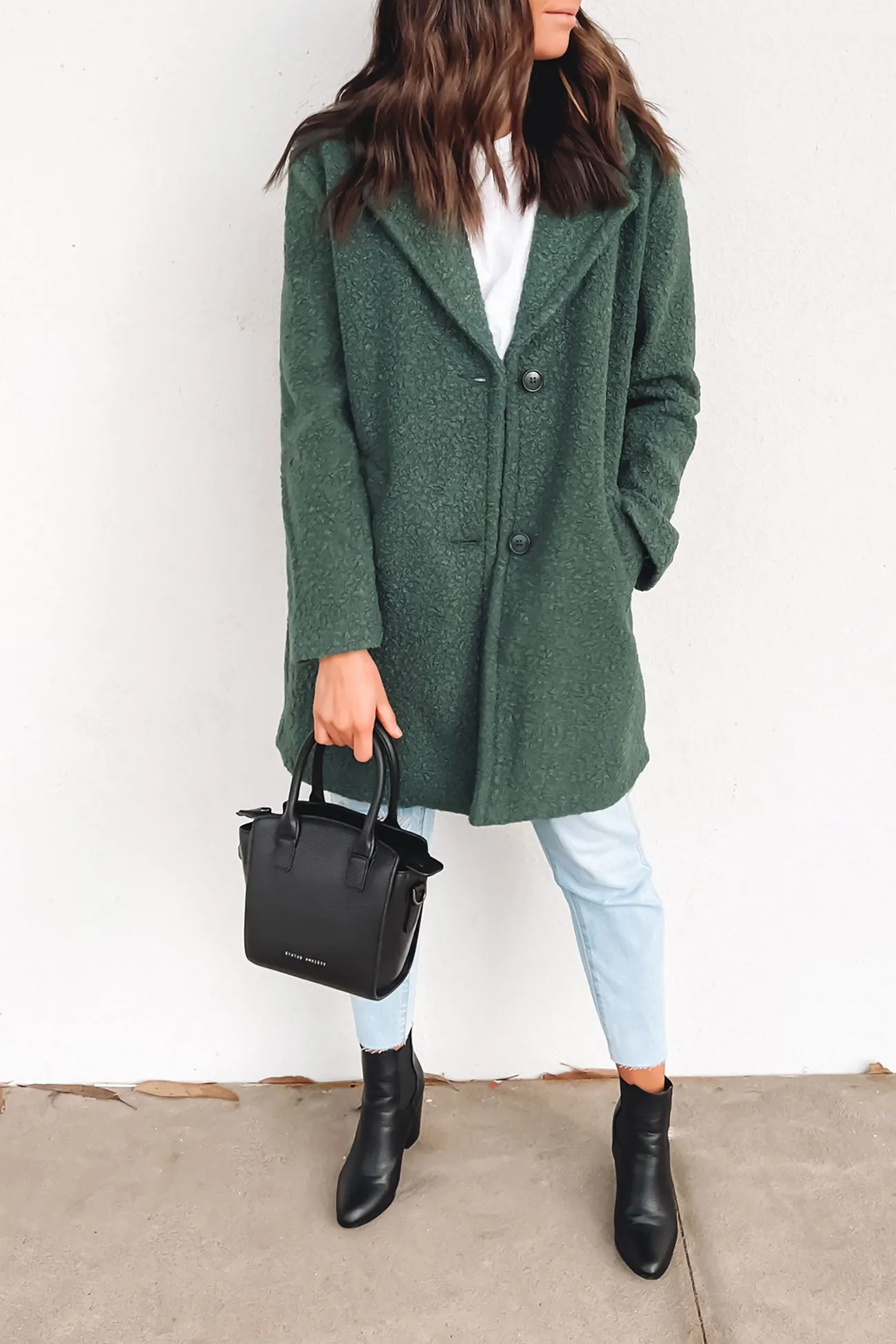 Henderson Teddy Coat Green