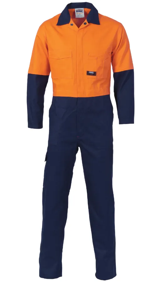 HiVis Cool-Breeze Two Tone Lightweight Cotton Coverall