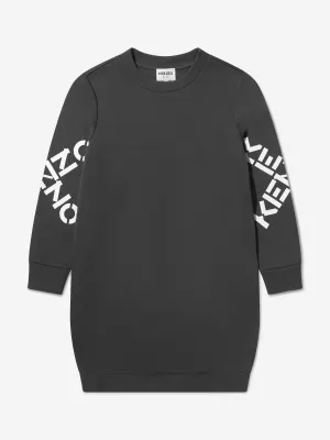 KENZO Girls Cross Logo Sweater Dress