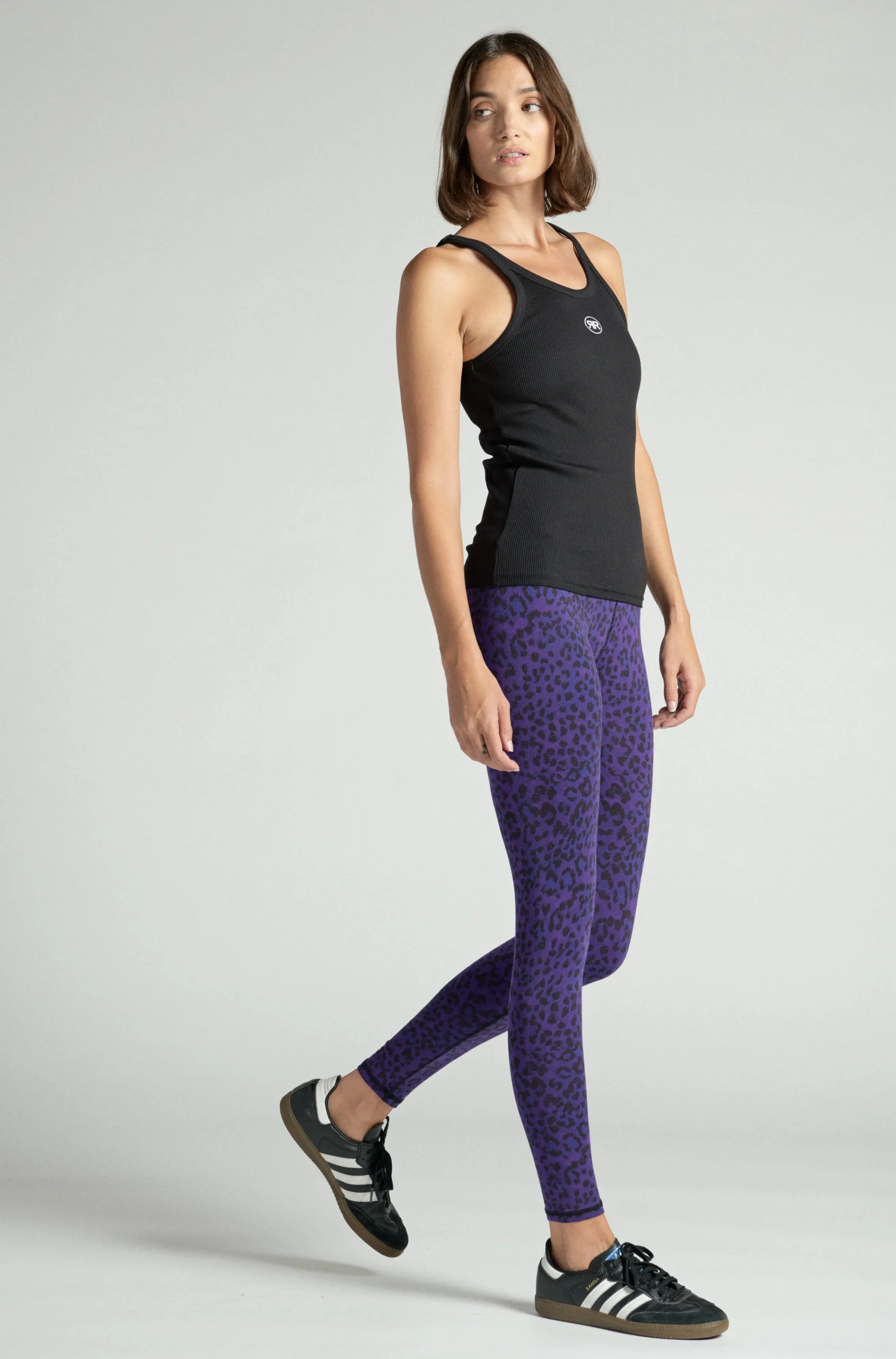 LEGGINGS - VIOLET LEOPARD