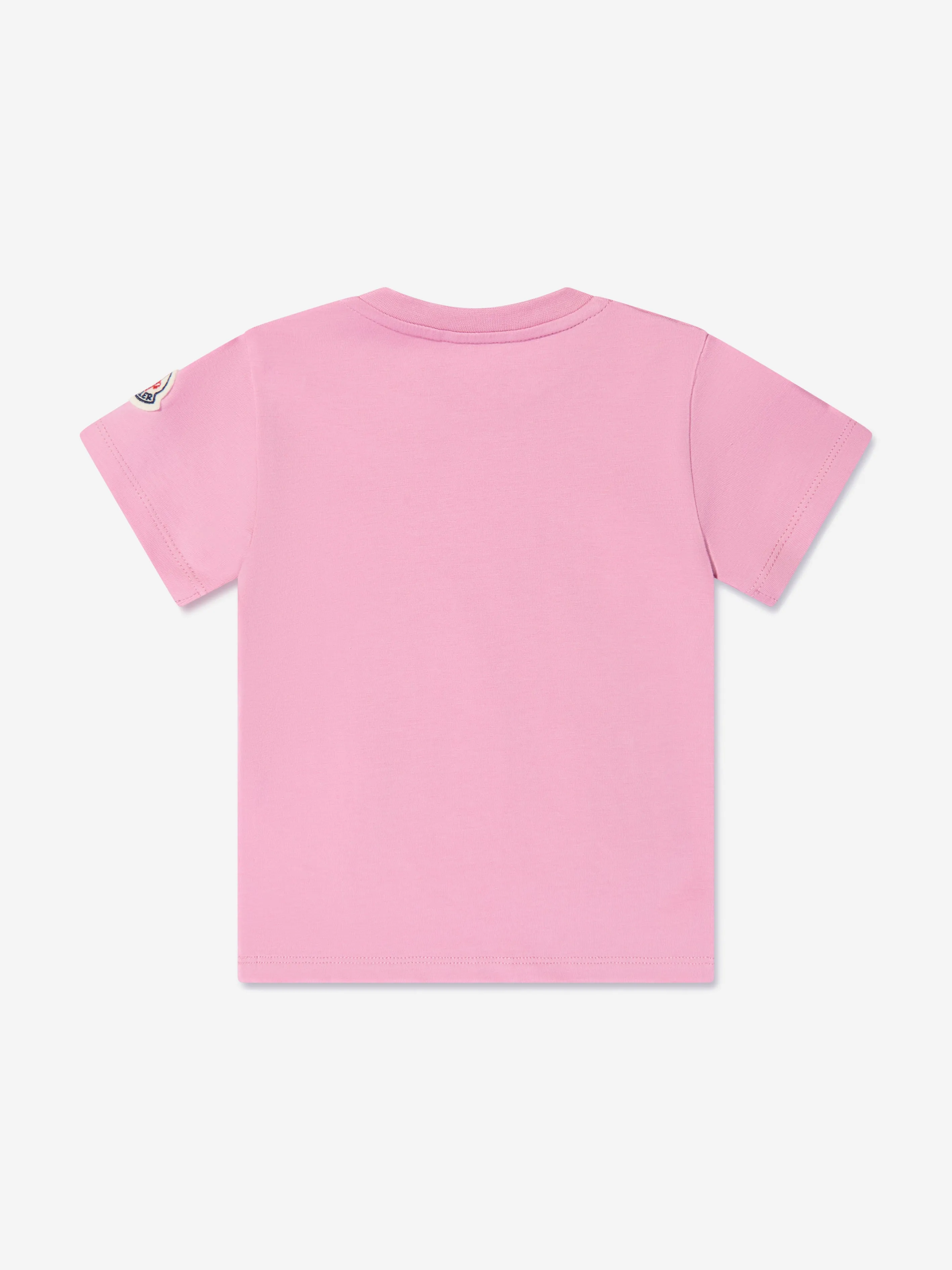 Moncler Enfant Baby Girls Logo T-Shirt in Pink