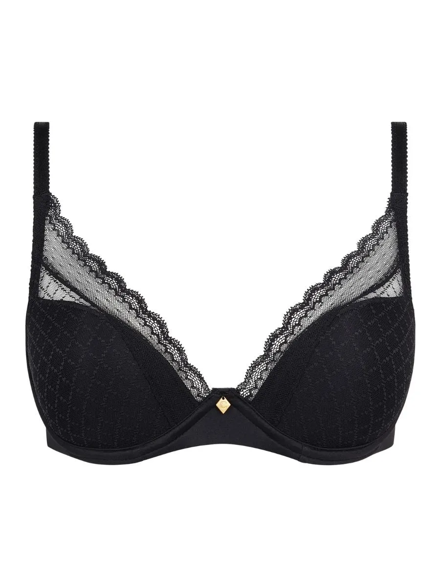 Norah Chic Plunge T-Shirt Bra - Black