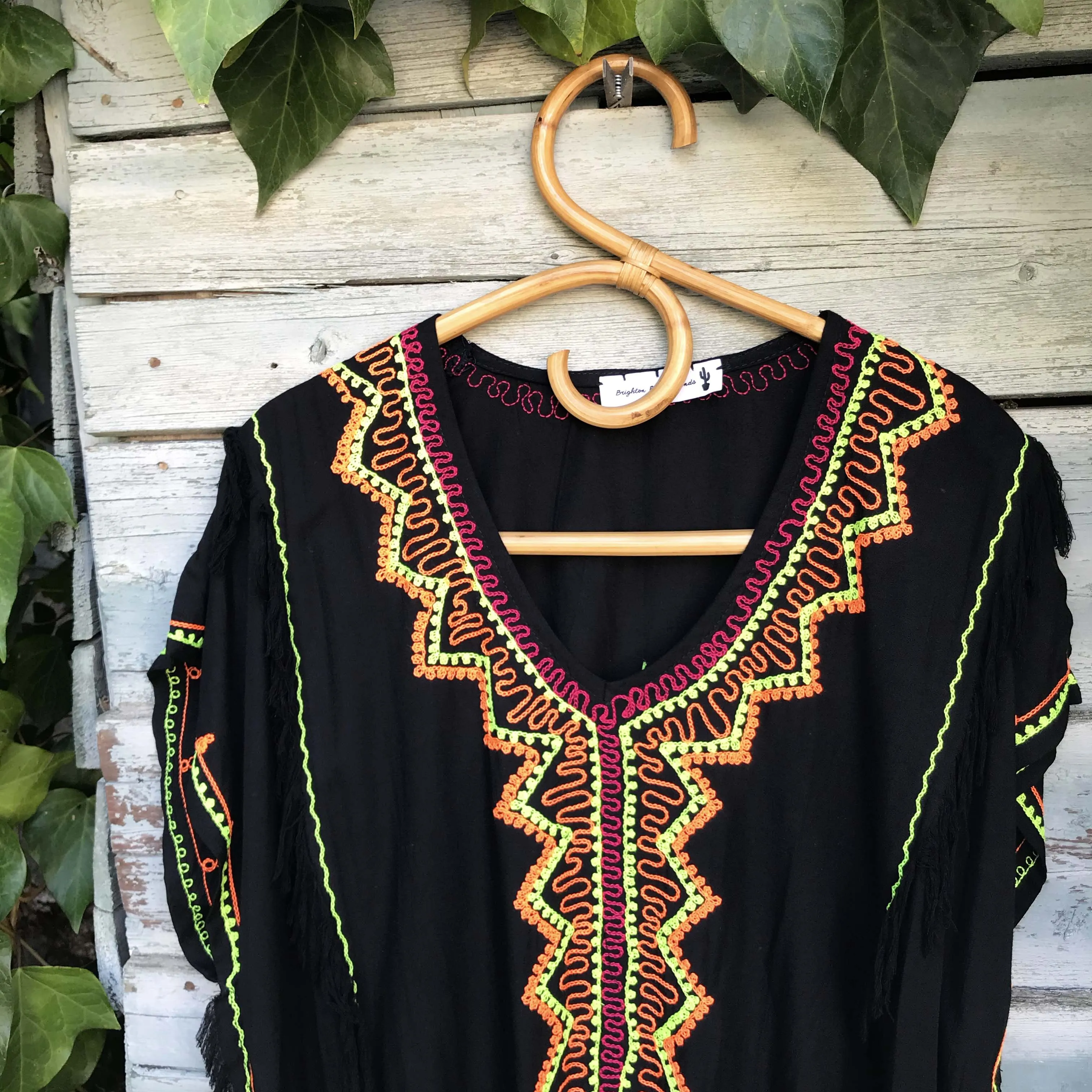 Onyx Embroidered Tunic