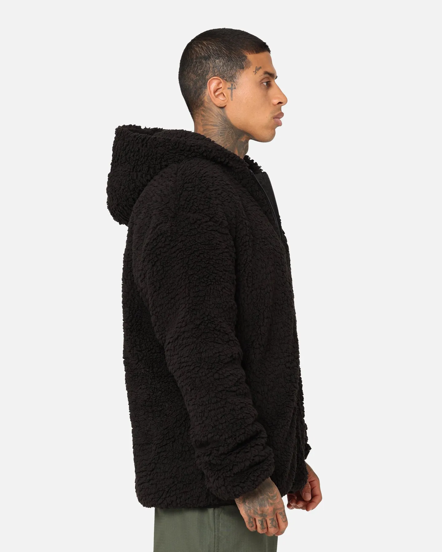 Playboy Bunny O Sherpa Jacket Black