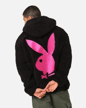 Playboy Bunny O Sherpa Jacket Black