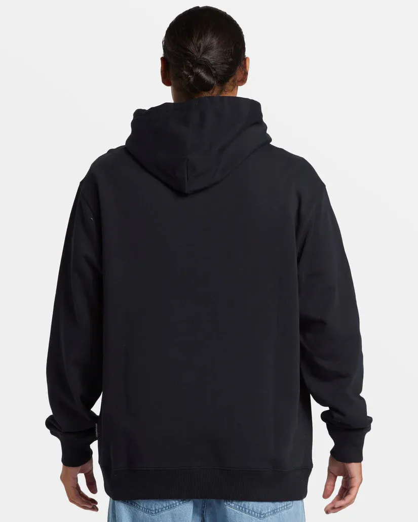 Quiksilver DNA Impaired Logo Pullover Sweatshirt - BLACK