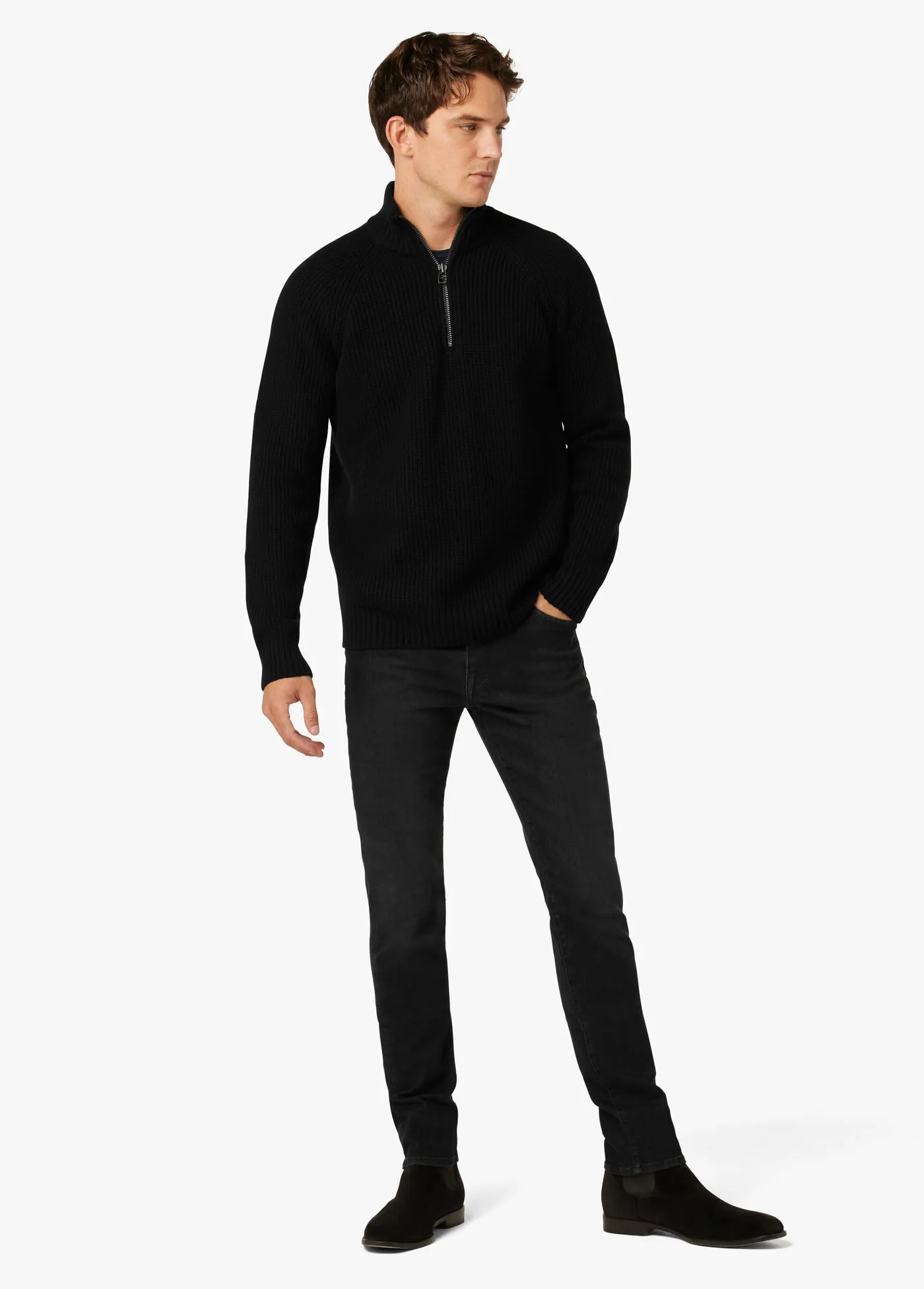 REID TEXTURED QUARTER ZIP