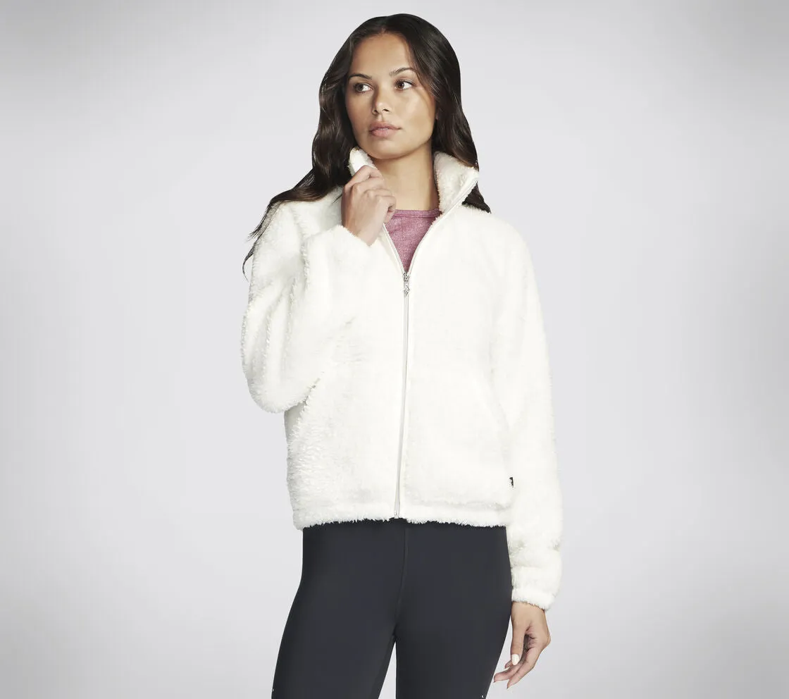 Skechers JA93 Go Snuggle Sherpa Jacket Off White