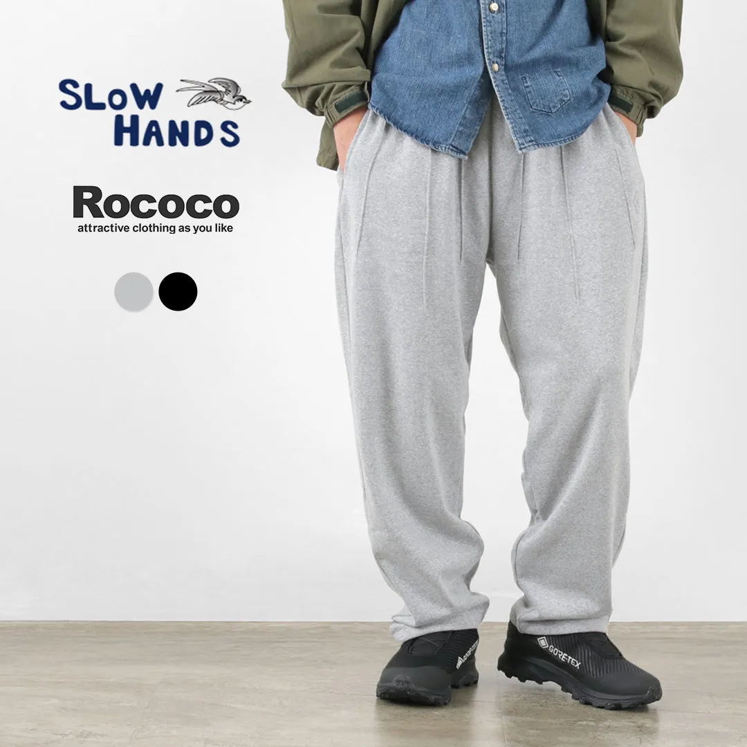 SLOW HANDS / Cotton Fleece Moroccan Pants