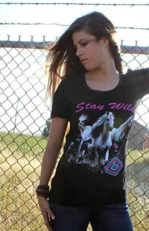 Stay Wild Equestrian T-Shirt by Crazy Train