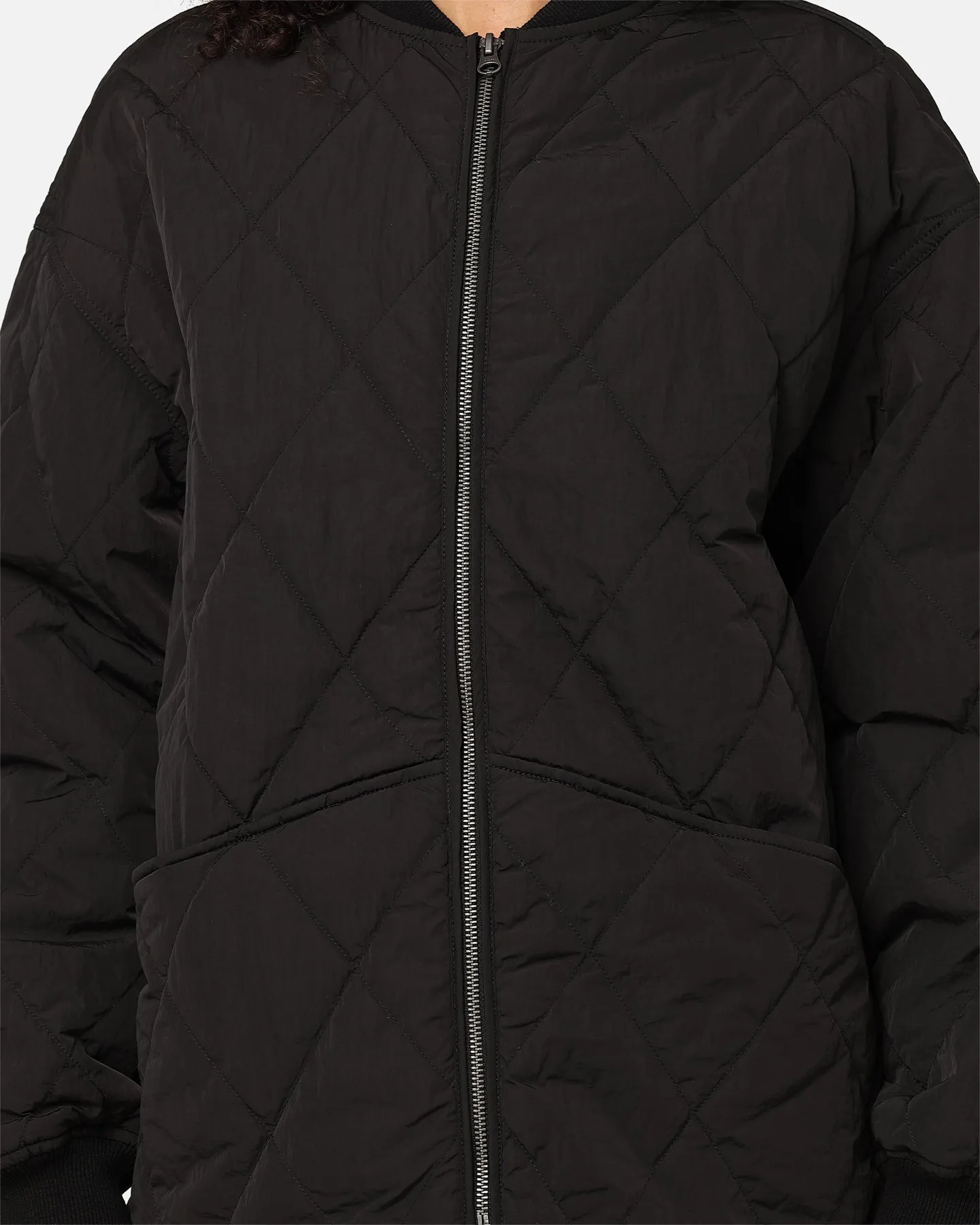 Stussy Women's Dice Quilted Jacket Black