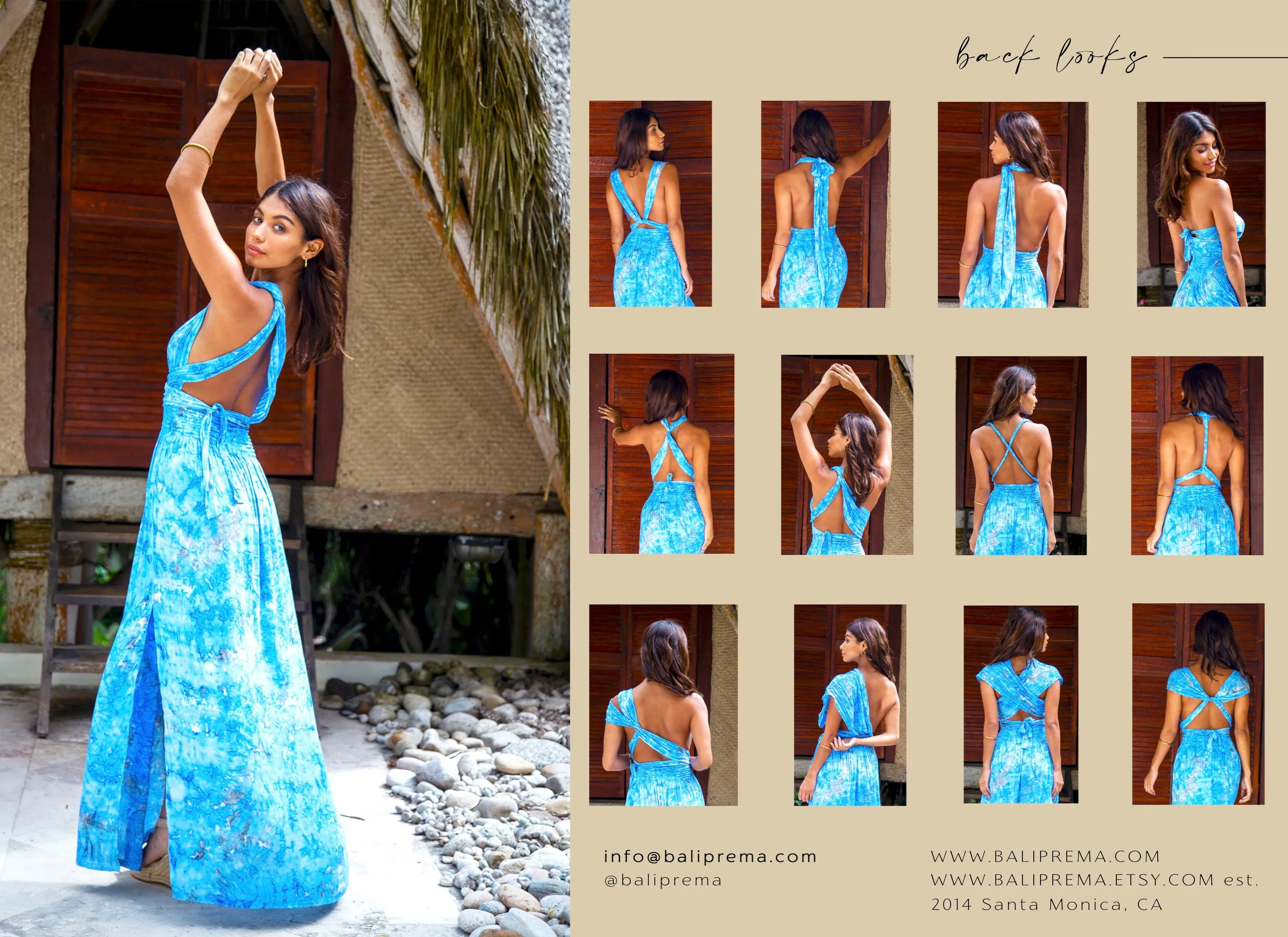 Tammy Infinity Dress in Premium St Johns Blue Diamond