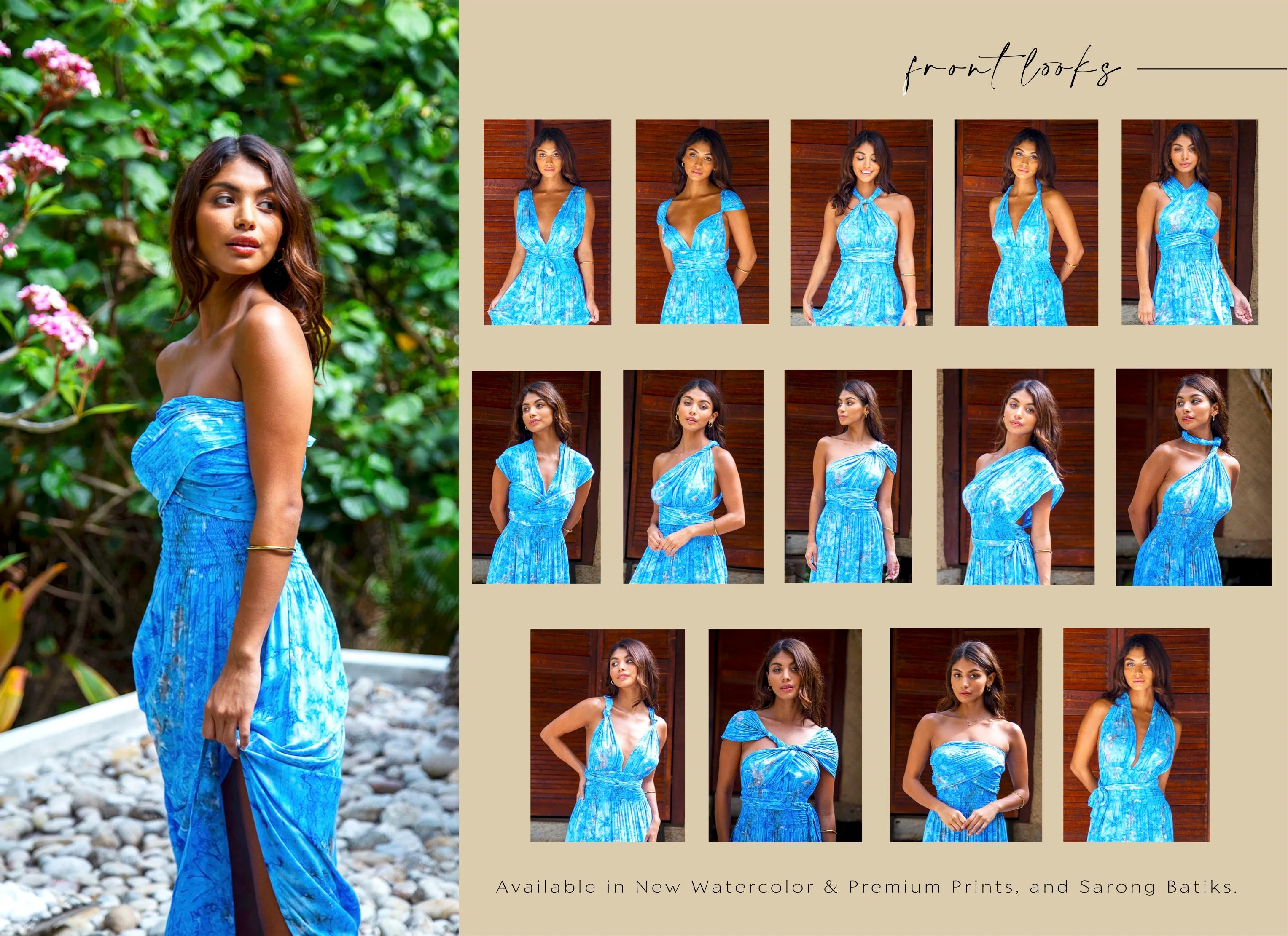 Tammy Infinity Dress in Premium St Johns Blue Diamond